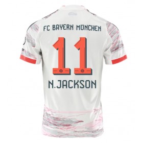 Bayern Munich Nicolas Jackson #11 Borta Kläder 2025-26 Kortärmad